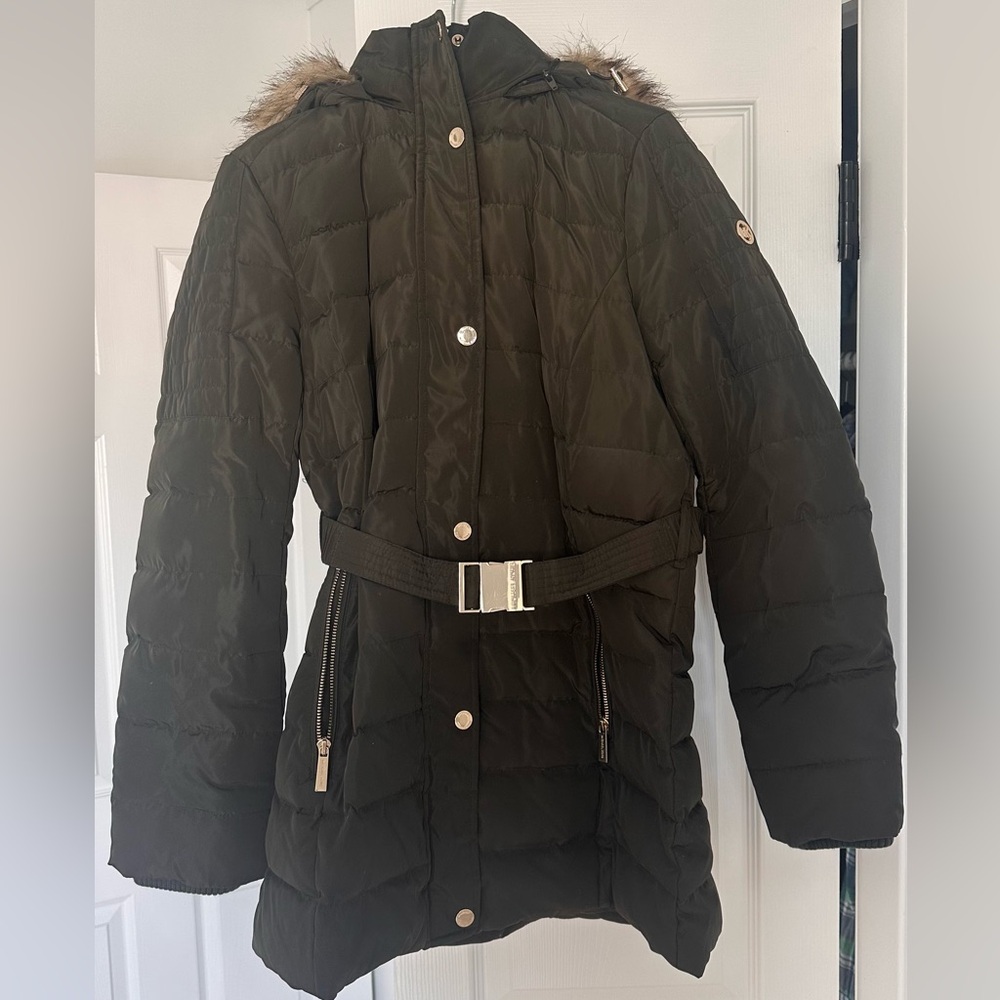 Michael Kors Puffer Belted Coat
